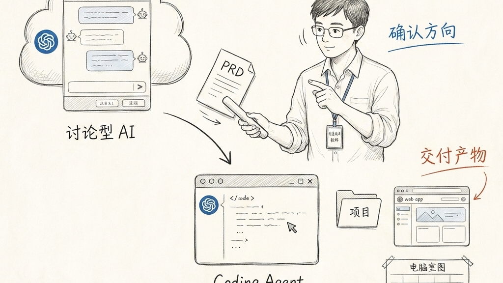 PRD 文档从讨论型 AI 交给 Coding Agent 进入项目开发