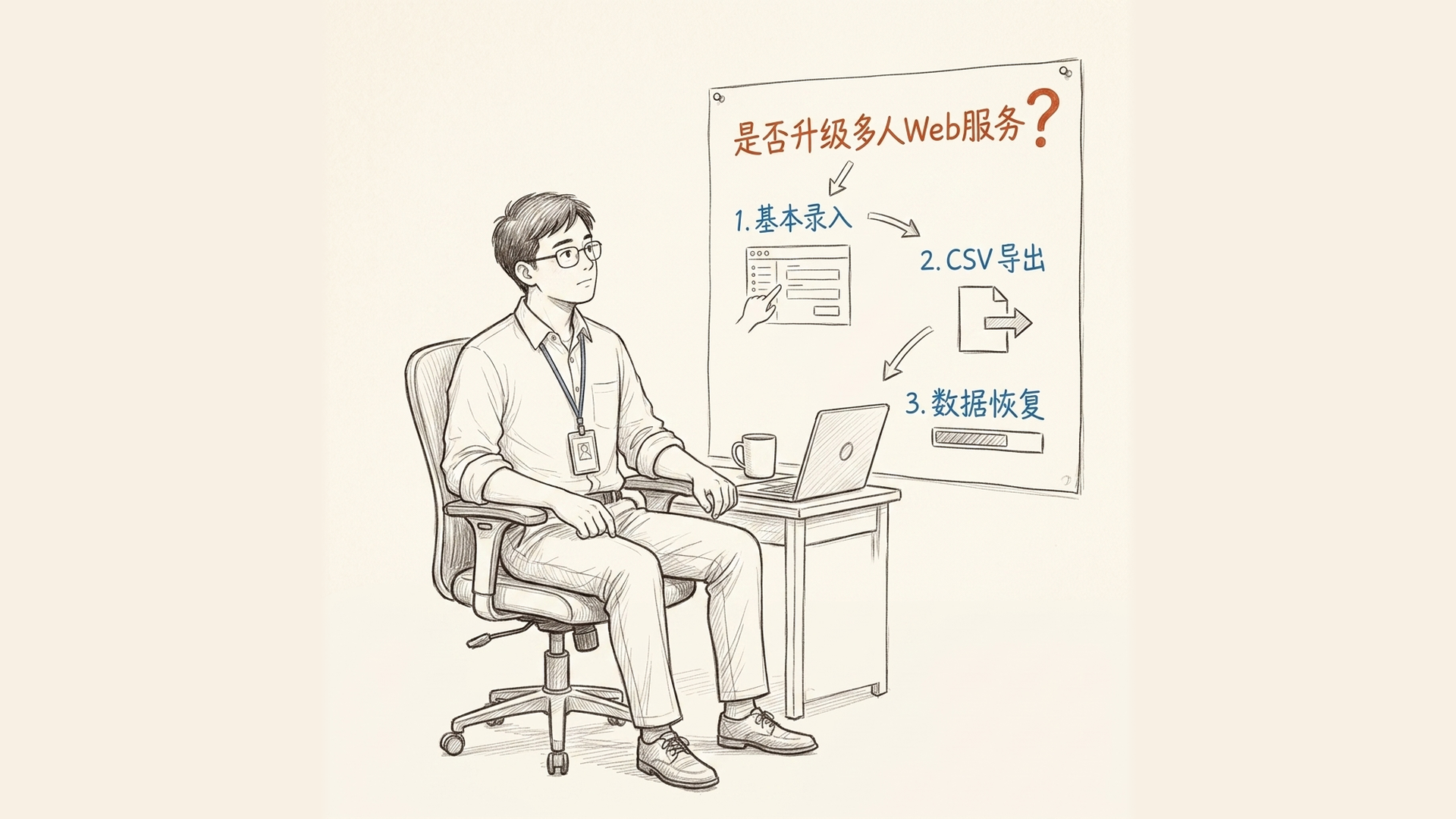 本地故障台账分三阶段验收后再判断是否升级为多人 Web 项目